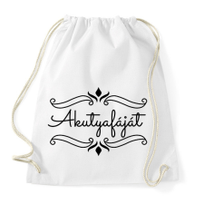 PRINTFASHION Akutyafáját - Sportzsák, Tornazsák - Fehér tornazsák