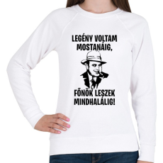 PRINTFASHION Al Capone legénybúcsú - Női pulóver - Fehér