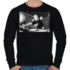 PRINTFASHION Alan Fitzpatrick - Férfi pulóver - Fekete férfi pulóver, kardigán