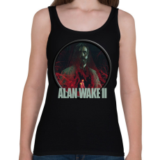 PRINTFASHION Alan Wake ll. - Női atléta - Fekete