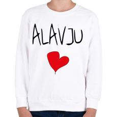 PRINTFASHION ALAVJU - I love you meme - Gyerek pulóver - Fehér