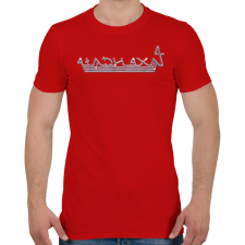 PRINTFASHION Alba Régia - Férfi póló - Piros férfi póló