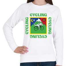 PRINTFASHION Albert Hofmann - Cycling - Női pulóver - Fehér