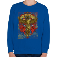 PRINTFASHION Áldozat - Gyerek pulóver - Királykék