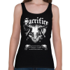PRINTFASHION Áldozat - Okkult Design - Női atléta - Fekete