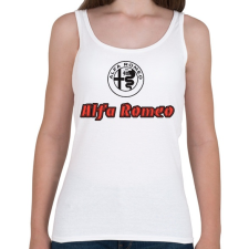 PRINTFASHION Alf'a Romeo - Női atléta - Fehér női trikó