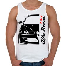 PRINTFASHION Alfa Romeo 147 02 - Férfi atléta - Fehér atléta, trikó