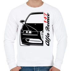 PRINTFASHION Alfa Romeo 147 02 - Férfi pulóver - Fehér