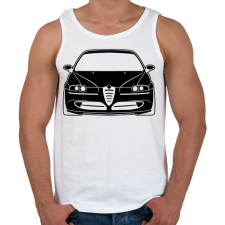 PRINTFASHION Alfa Romeo 147 03 - Férfi atléta - Fehér atléta, trikó