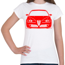 PRINTFASHION Alfa Romeo 147 05 - Női póló - Fehér női póló