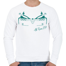PRINTFASHION Alfa romeo 159 03 - Férfi pulóver - Fehér férfi pulóver, kardigán