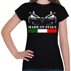 PRINTFASHION alfa romeo 159 - Női póló - Fekete