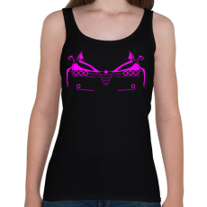 PRINTFASHION Alfa Romeo 159 pink - Női atléta - Fekete