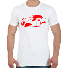 PRINTFASHION Alfa Romeo 8c 02 - Férfi póló - Fehér férfi póló