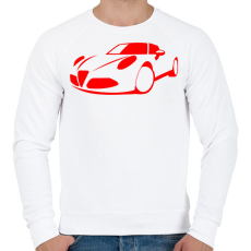 PRINTFASHION Alfa Romeo 8c 02 - Férfi pulóver - Fehér