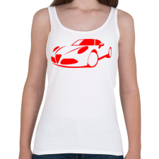 PRINTFASHION Alfa Romeo 8c 02 - Női atléta - Fehér női trikó