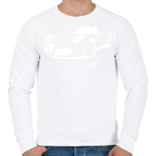 PRINTFASHION Alfa Romeo 8c - Férfi pulóver - Fehér férfi pulóver, kardigán