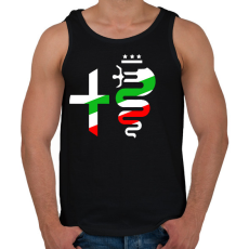 PRINTFASHION Alfa Romeo  - Férfi atléta - Fekete