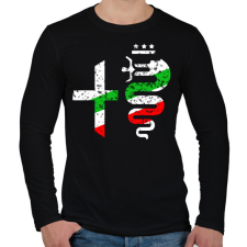 PRINTFASHION Alfa Romeo - Férfi hosszú ujjú póló - Fekete férfi póló