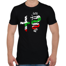 PRINTFASHION Alfa Romeo  - Férfi póló - Fekete férfi póló