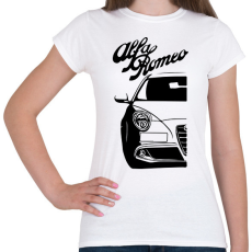 PRINTFASHION Alfa Romeo Mito - Black - Női póló - Fehér