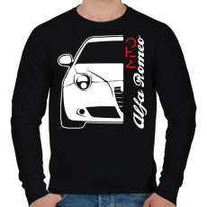 PRINTFASHION Alfa Romeo Mito - fehér - Férfi pulóver - Fekete