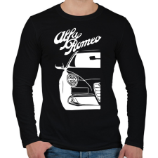 PRINTFASHION Alfa Romeo Mito - White - Férfi hosszú ujjú póló - Fekete férfi póló