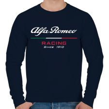 PRINTFASHION Alfa Romeo racing since 1910 - fehér - Férfi pulóver - Sötétkék férfi pulóver, kardigán