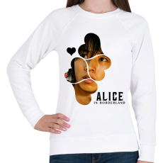 PRINTFASHION Alice in borderland arisu fekete - Női pulóver - Fehér
