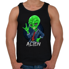 PRINTFASHION Alien - Férfi atléta - Fekete atléta, trikó