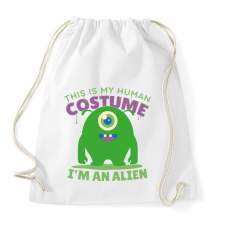 PRINTFASHION Alien - idegen - Sportzsák, Tornazsák - Fehér tornazsák