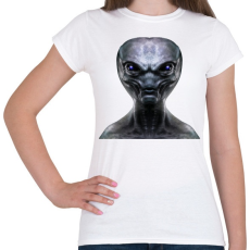 PRINTFASHION Alien - Női póló - Fehér