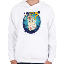 PRINTFASHION Alien xenomorph pokemon - Gyerek kapucnis pulóver - Fehér gyerek pulóver, kardigán