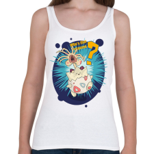 PRINTFASHION Alien xenomorph pokemon - Női atléta - Fehér női trikó