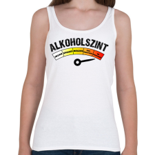PRINTFASHION Alkoholszint - Női atléta - Fehér női trikó