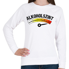 PRINTFASHION Alkoholszint - Női pulóver - Fehér női pulóver, kardigán