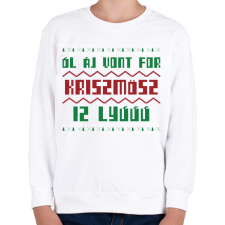 PRINTFASHION ALL I WANT FOR CHRISTMAS IS YOU - Gyerek pulóver - Fehér gyerek pulóver, kardigán