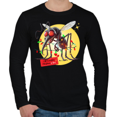 PRINTFASHION All I want for Christmas is You! - Vicces karácsonyi szúnyog - Férfi hosszú ujjú póló - Fekete