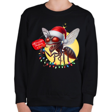 PRINTFASHION All I want for Christmas is You! - Vicces karácsonyi szúnyog - Gyerek pulóver - Fekete