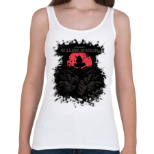 PRINTFASHION All illusion, so reality - Női atléta - Fehér női trikó