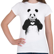 PRINTFASHION All you need is love - Női póló - Fehér női póló