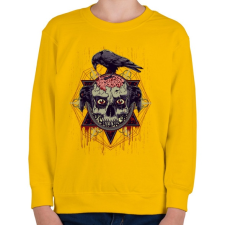 PRINTFASHION Állati ösztön - Gyerek pulóver - Sárga gyerek pulóver, kardigán