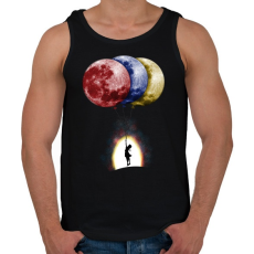 PRINTFASHION Álmodozók - Férfi atléta - Fekete