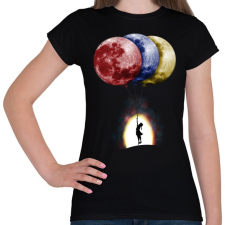 PRINTFASHION Álmodozók - Női póló - Fekete női póló