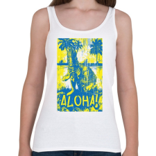 PRINTFASHION Aloha - Női atléta - Fehér női trikó