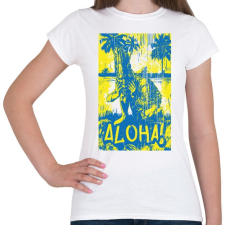 PRINTFASHION Aloha - Női póló - Fehér női póló