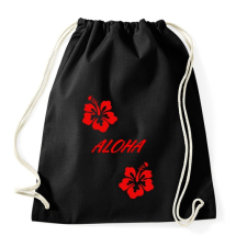 PRINTFASHION Aloha  - Sportzsák, Tornazsák - Fekete tornazsák