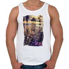 PRINTFASHION Álomvilág - Férfi atléta - Fehér atléta, trikó