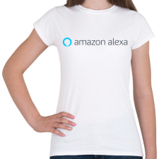PRINTFASHION Amazon Alexa Logo - Női póló - Fehér női póló