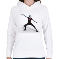 PRINTFASHION Amazon - Női kapucnis pulóver - Fehér női pulóver, kardigán